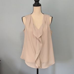 New York & Company large cream blouse
